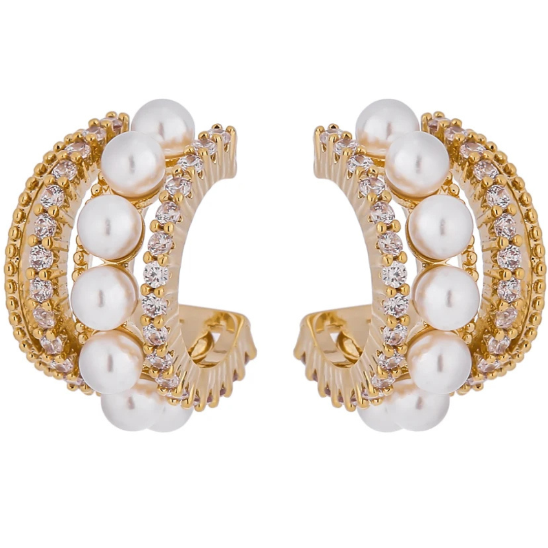 Brinco Circolare Glow Banhado a Ouro