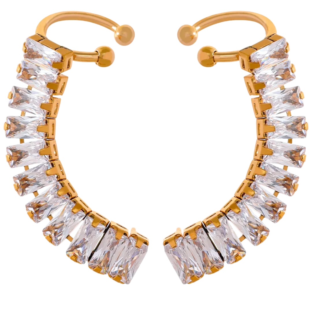 Brinco Cintila Zircônia Earcuff D.Toni