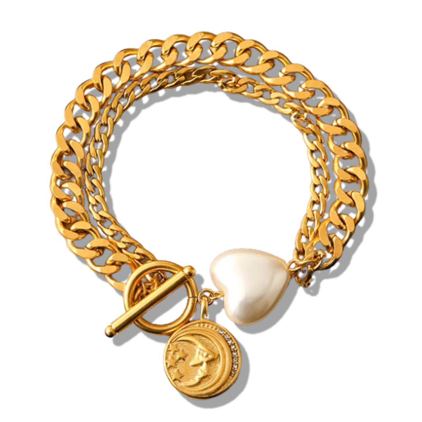 Pulseira Solacea Elegante Banhada a Ouro 18K Para Mulheres