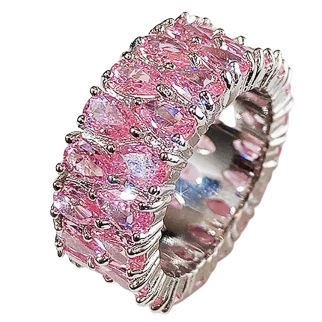 Anel Clássico Essence com Zircônias Brilhantes