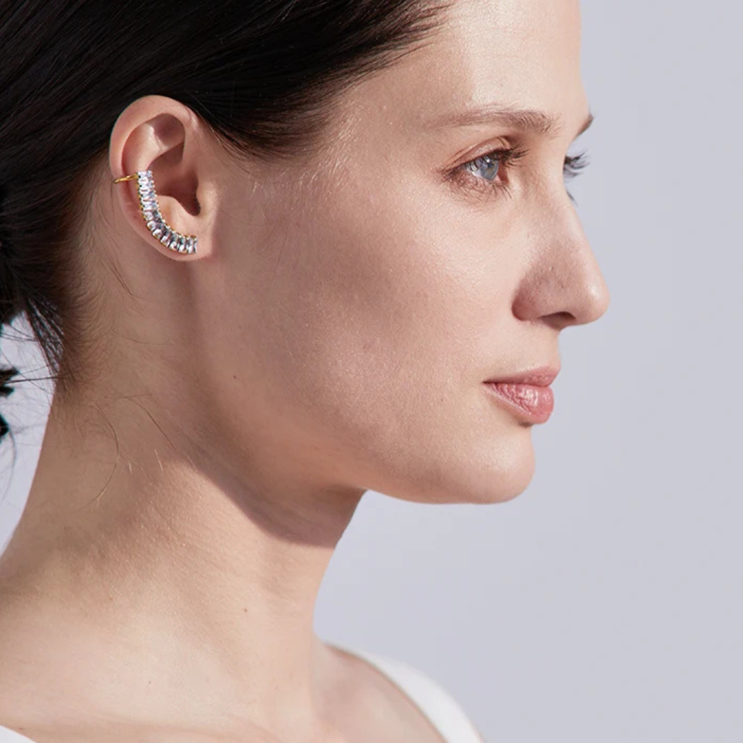 Brinco Cintila Zircônia Earcuff D.Toni