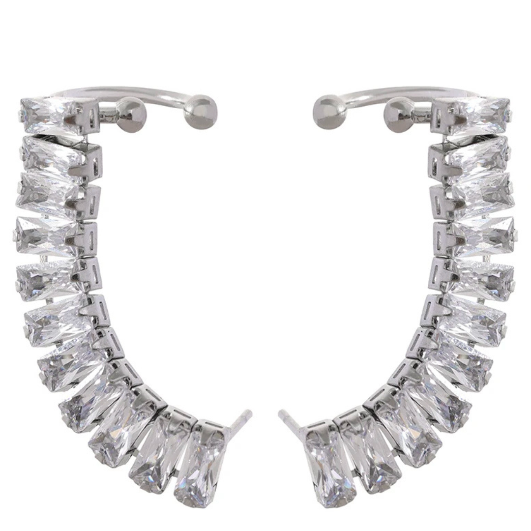 Brinco Cintila Zircônia Earcuff D.Toni