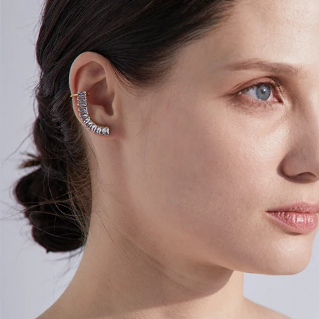 Brinco Cintila Zircônia Earcuff D.Toni