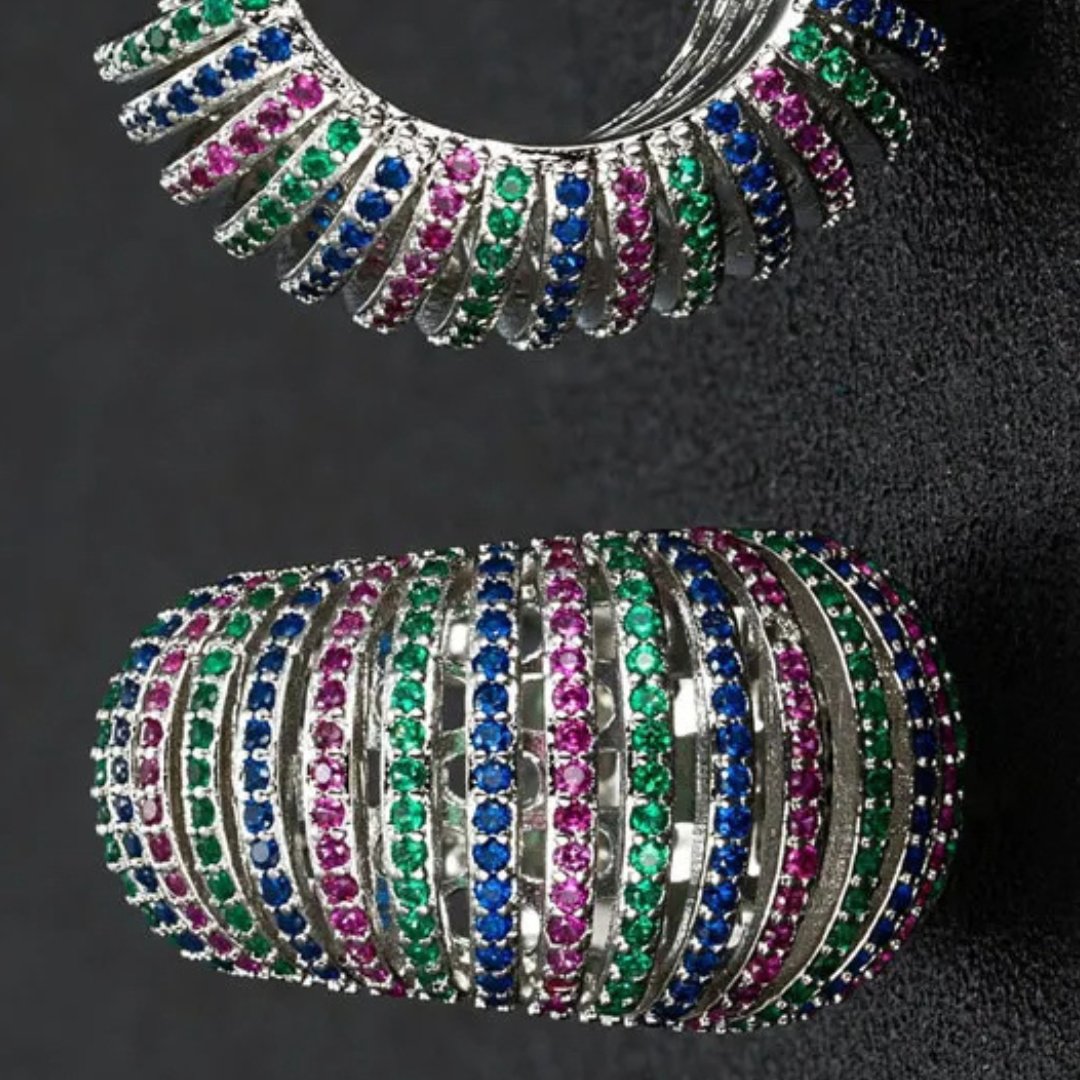 Brinco Icone Dubai Elegante Para Mulheres