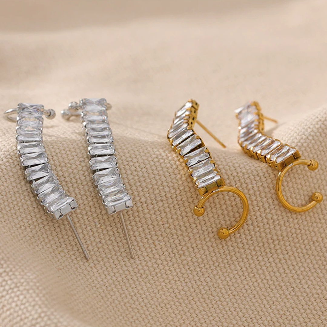 Brinco Cintila Zircônia Earcuff D.Toni