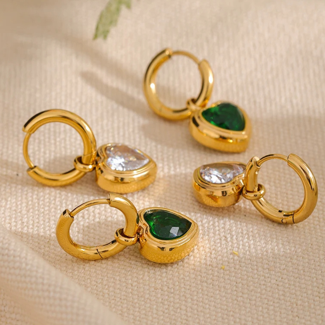 Brinco Cora Luminance com Cristal de Zircônia