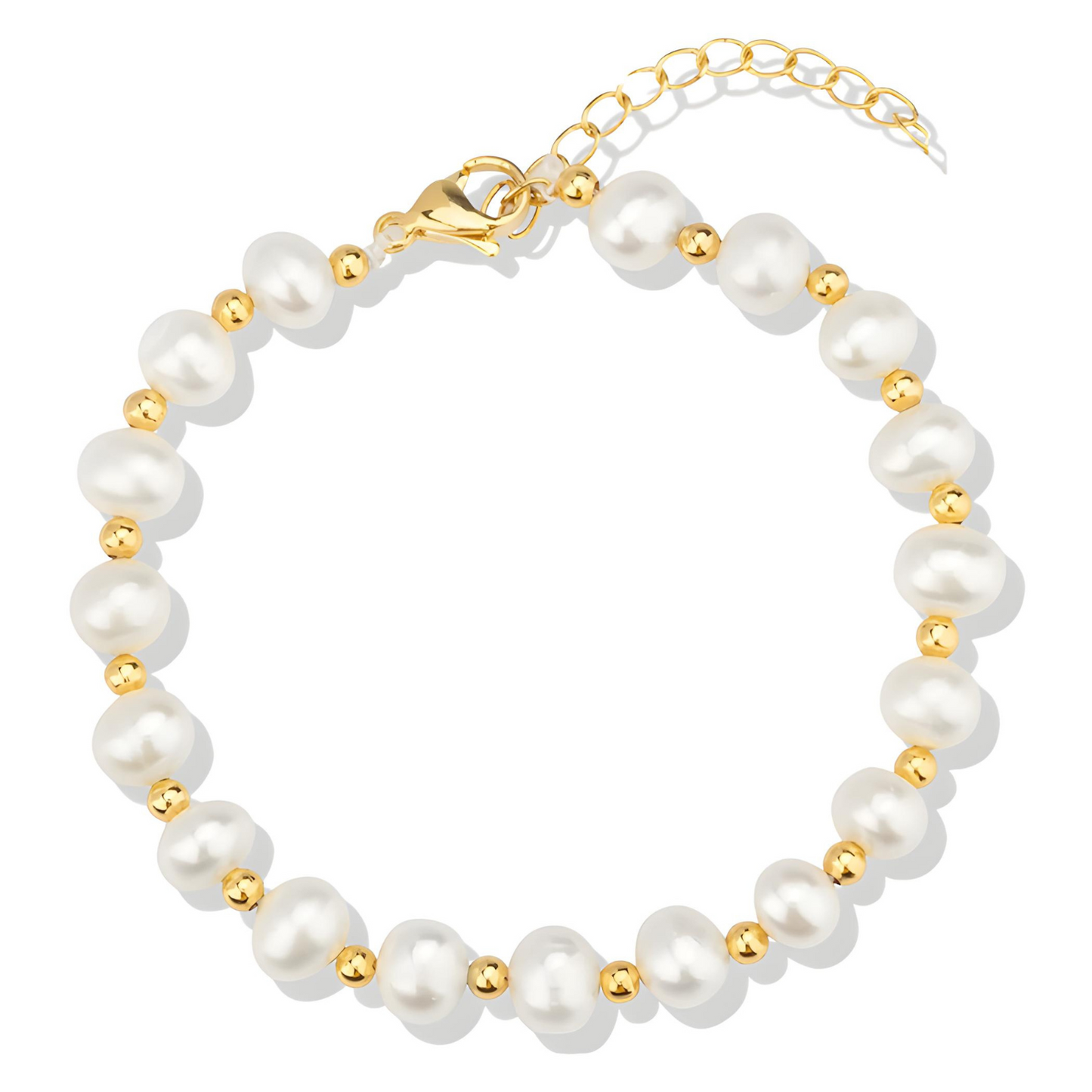 Pulseira Grace Sofisticada com Pérolas Simuladas