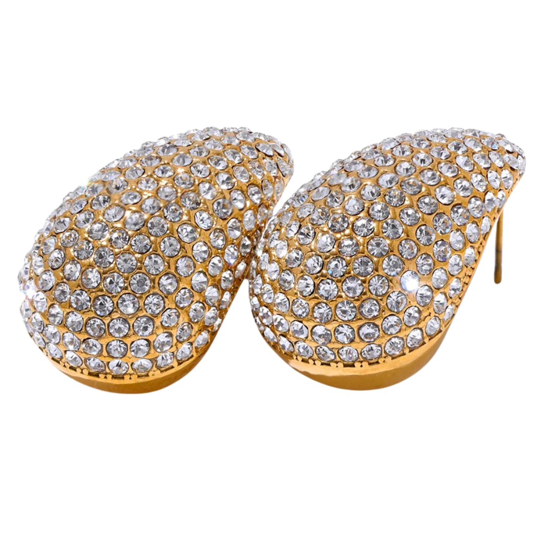 Brinco Eterno Alva Gold Banhado a Ouro