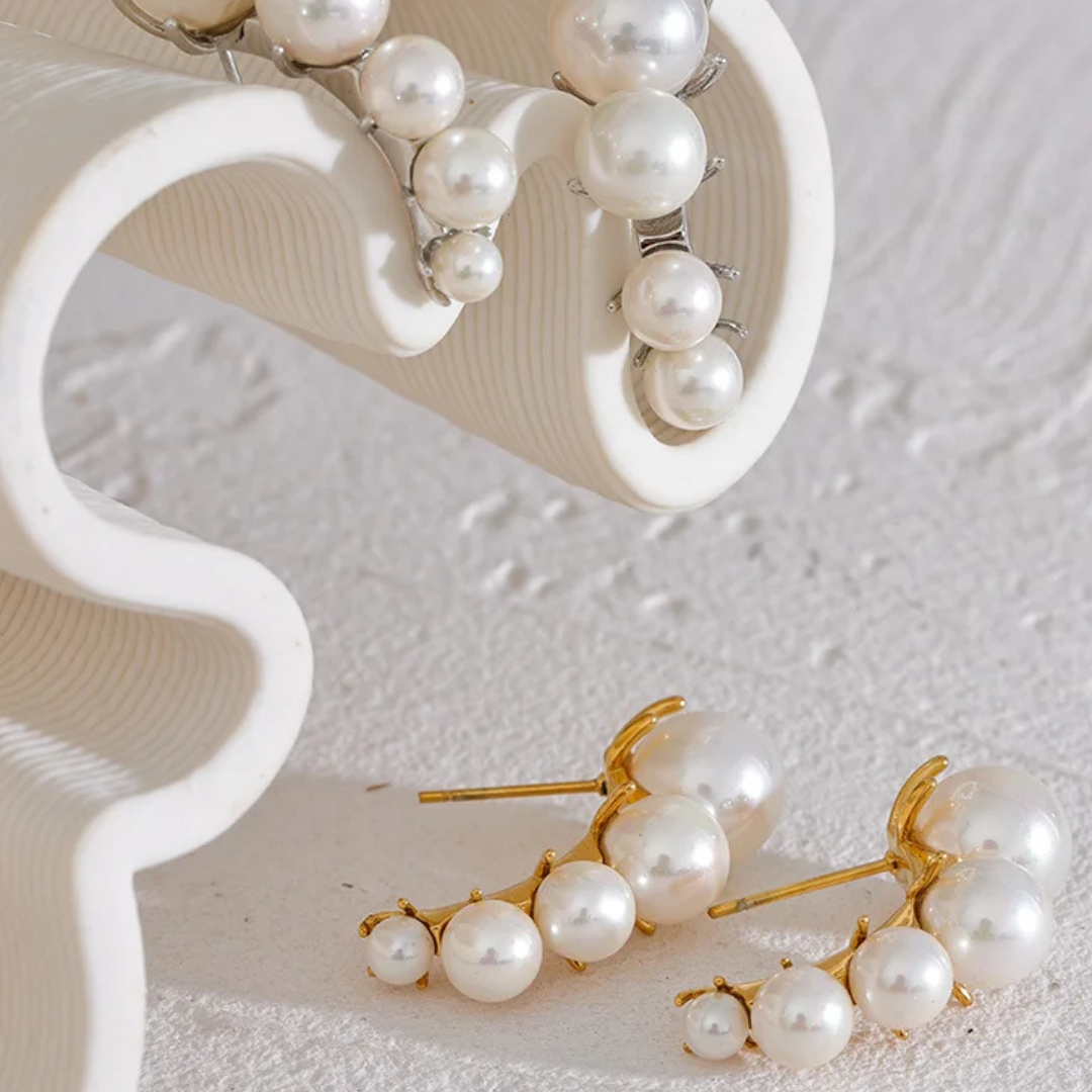 Brinco Sublime Pérolas Elegantes