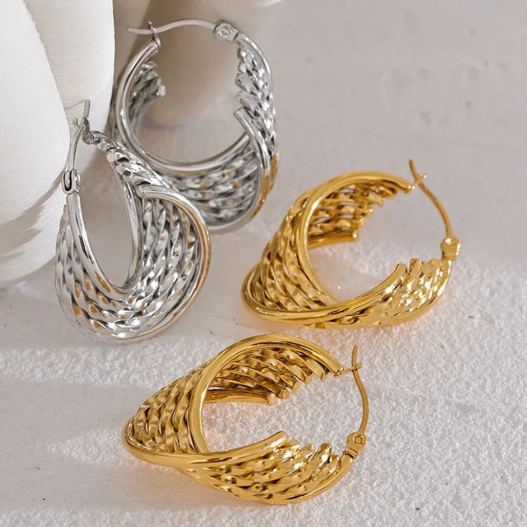 Brinco Estellare Dourado Para Mulheres