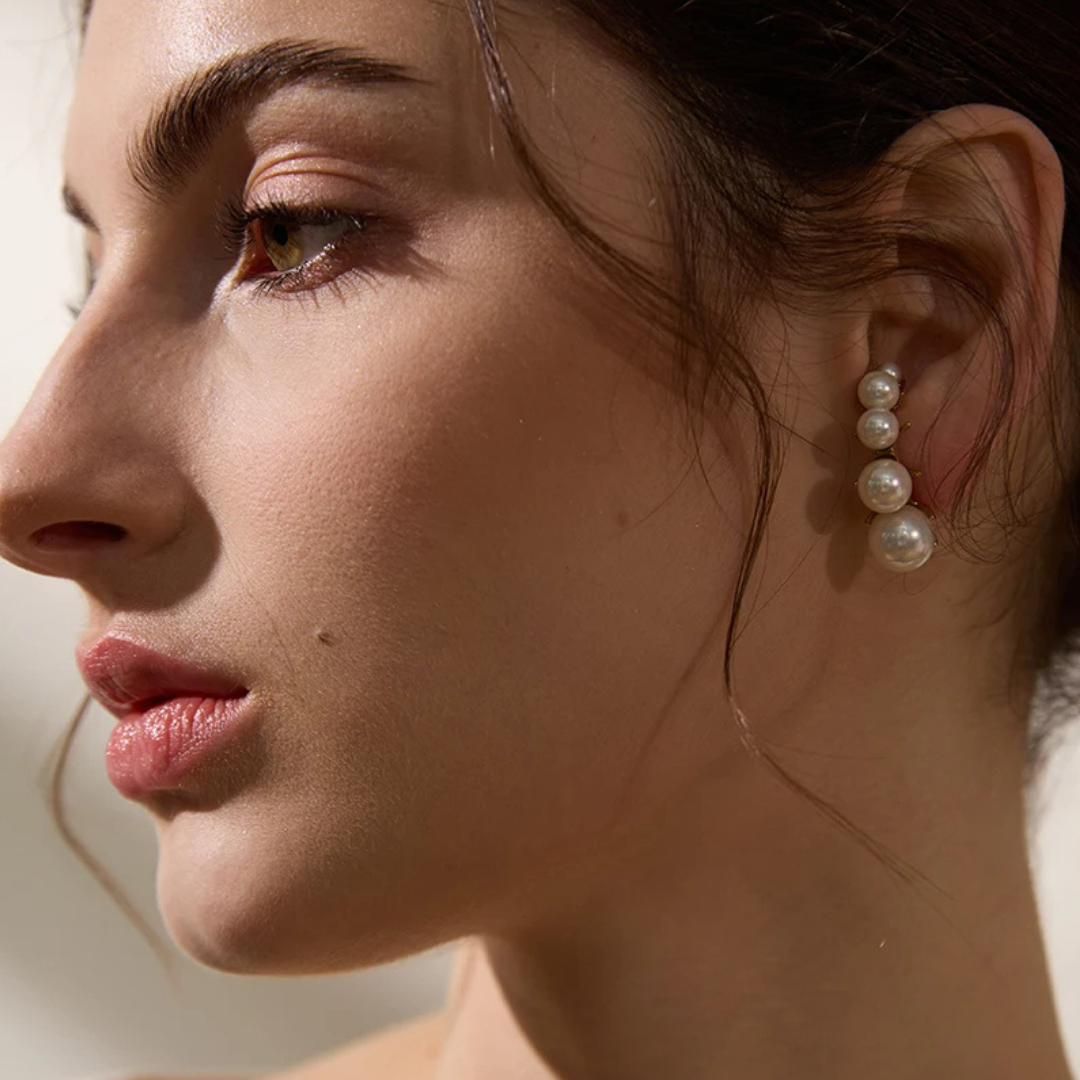 Brinco Sublime Pérolas Elegantes