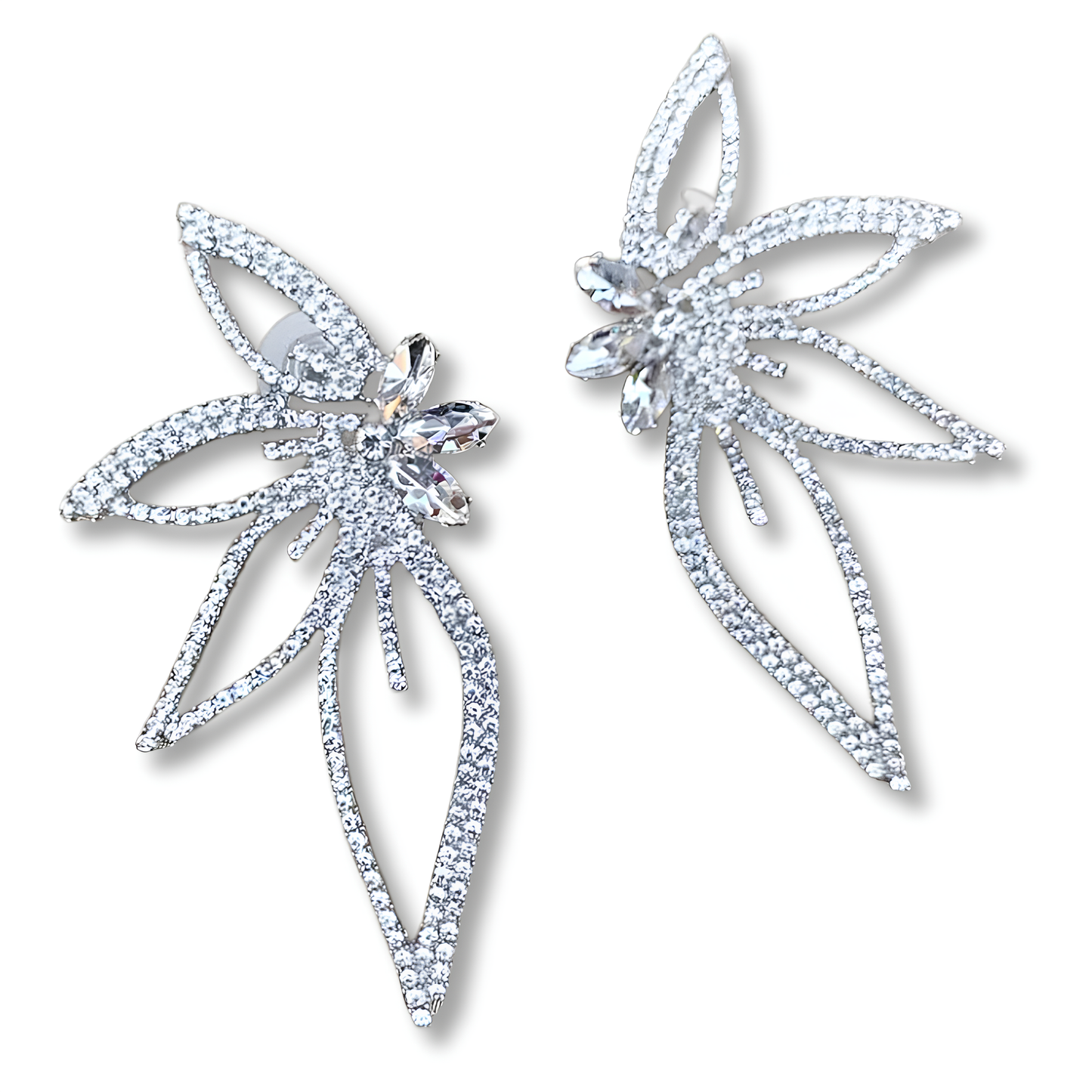 Brinco Zirconia em Flor Elegante