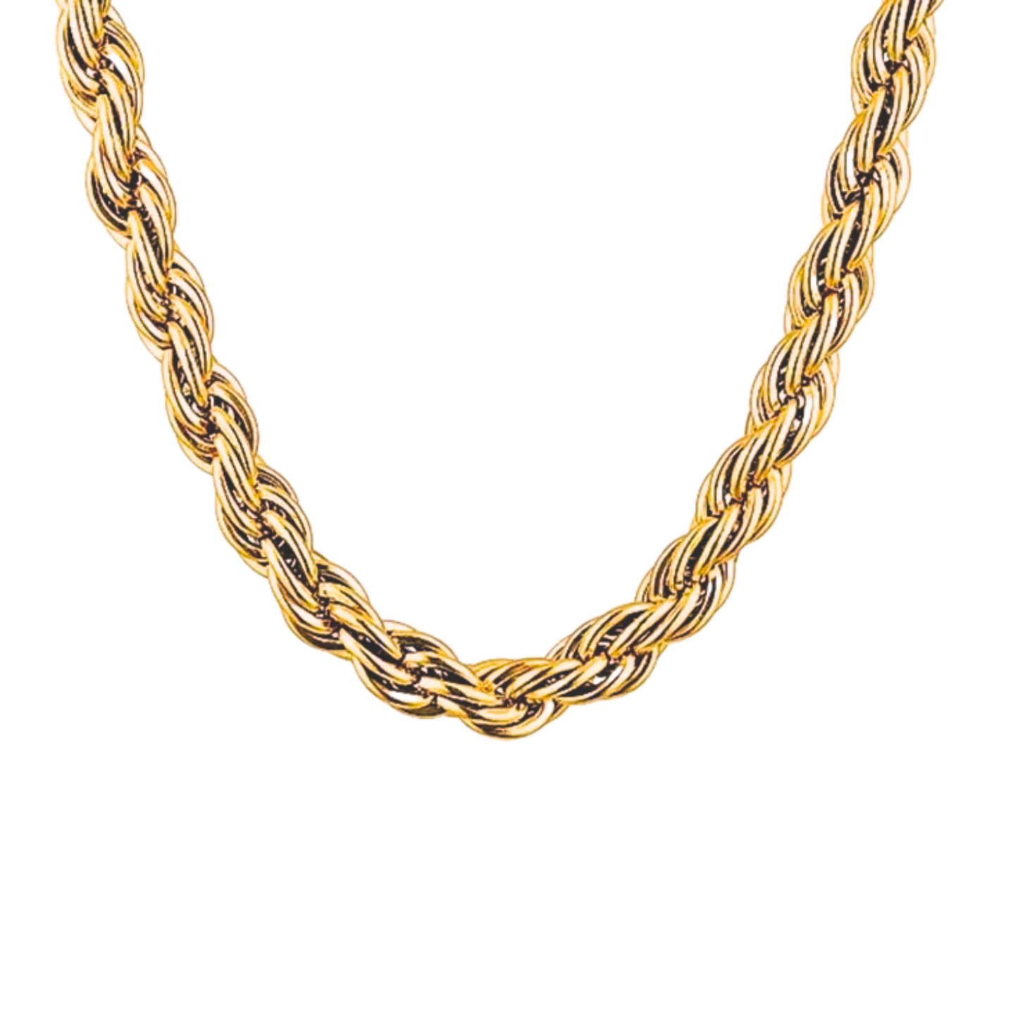 Colar Torcido Classico Banhado Ouro 18k