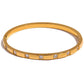 Pulseira Mystique Minimalista Luxo Banhada a Ouro 18K